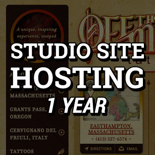 Studio Website Hosting Year Deal