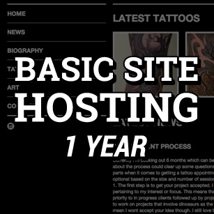 Basic Website Hosting Year Deal