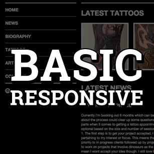 Artist Responsive Website