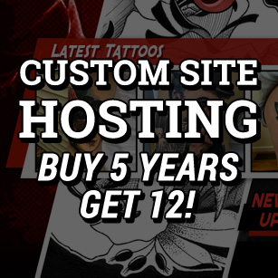 Custom Site hosting 12 years for the price of one.