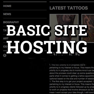 Basic Website Hosting Monthly Recurring